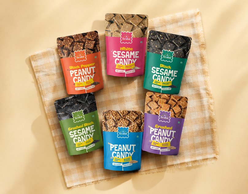 SIRUKAI – CHIKKI PACKAGING RANGE